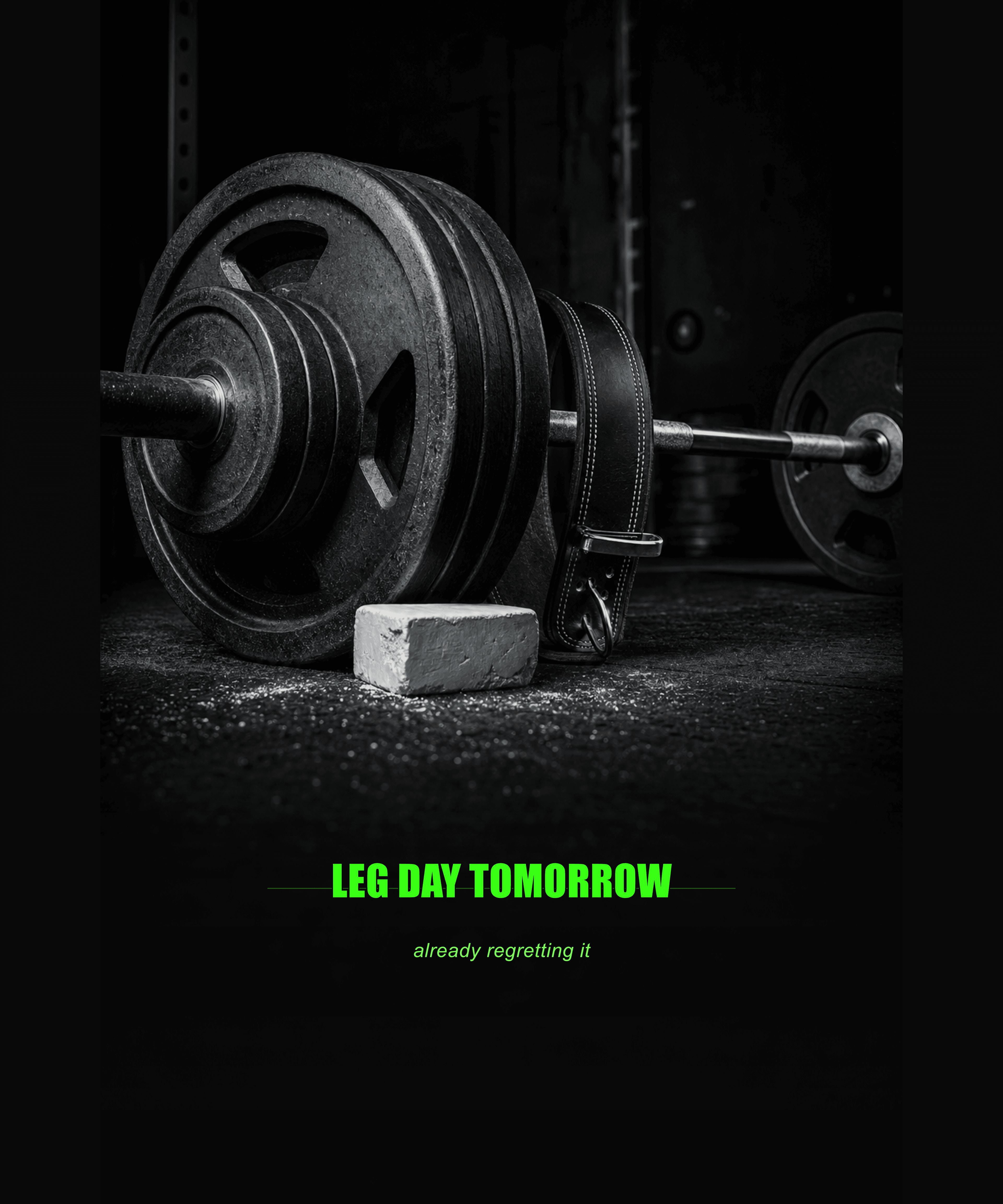LEG DAY TOMORROW